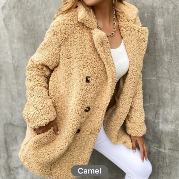 Delilah Wear Jackets & Blazers - New double button Teddy jacket